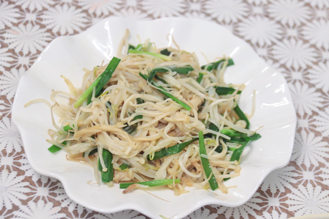 银芽韭菜炒香干