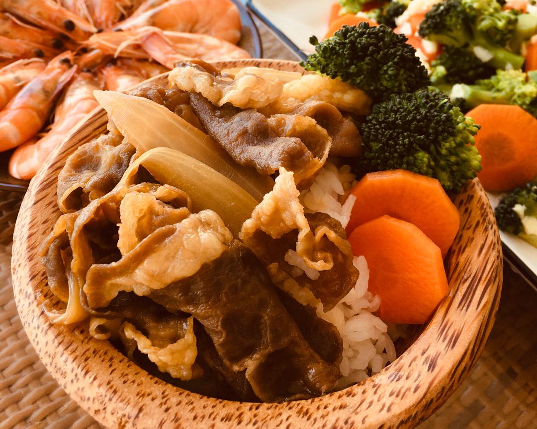 无油减脂的肥牛饭的做法