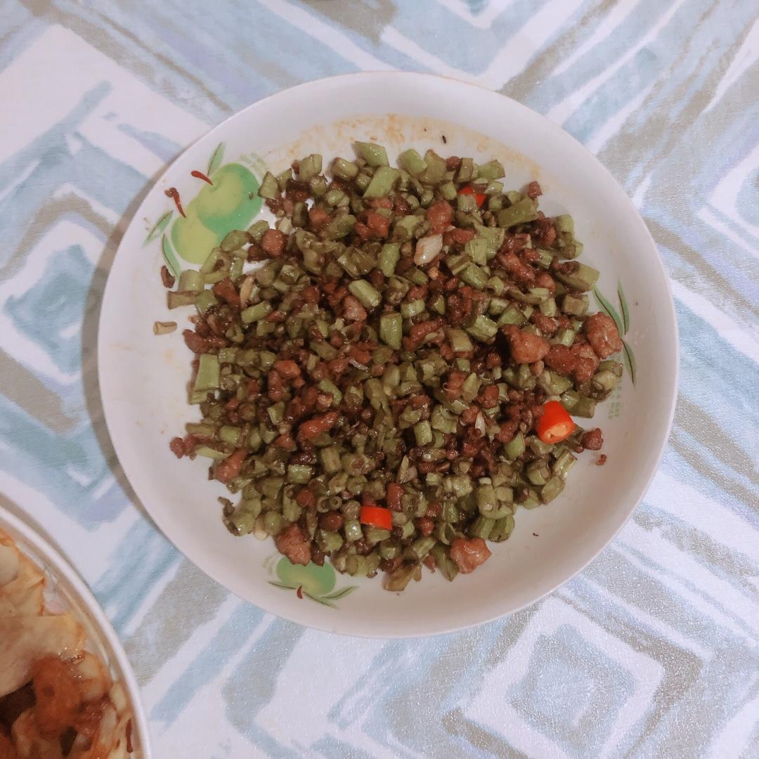 下饭菜－豇豆炒肉糜
