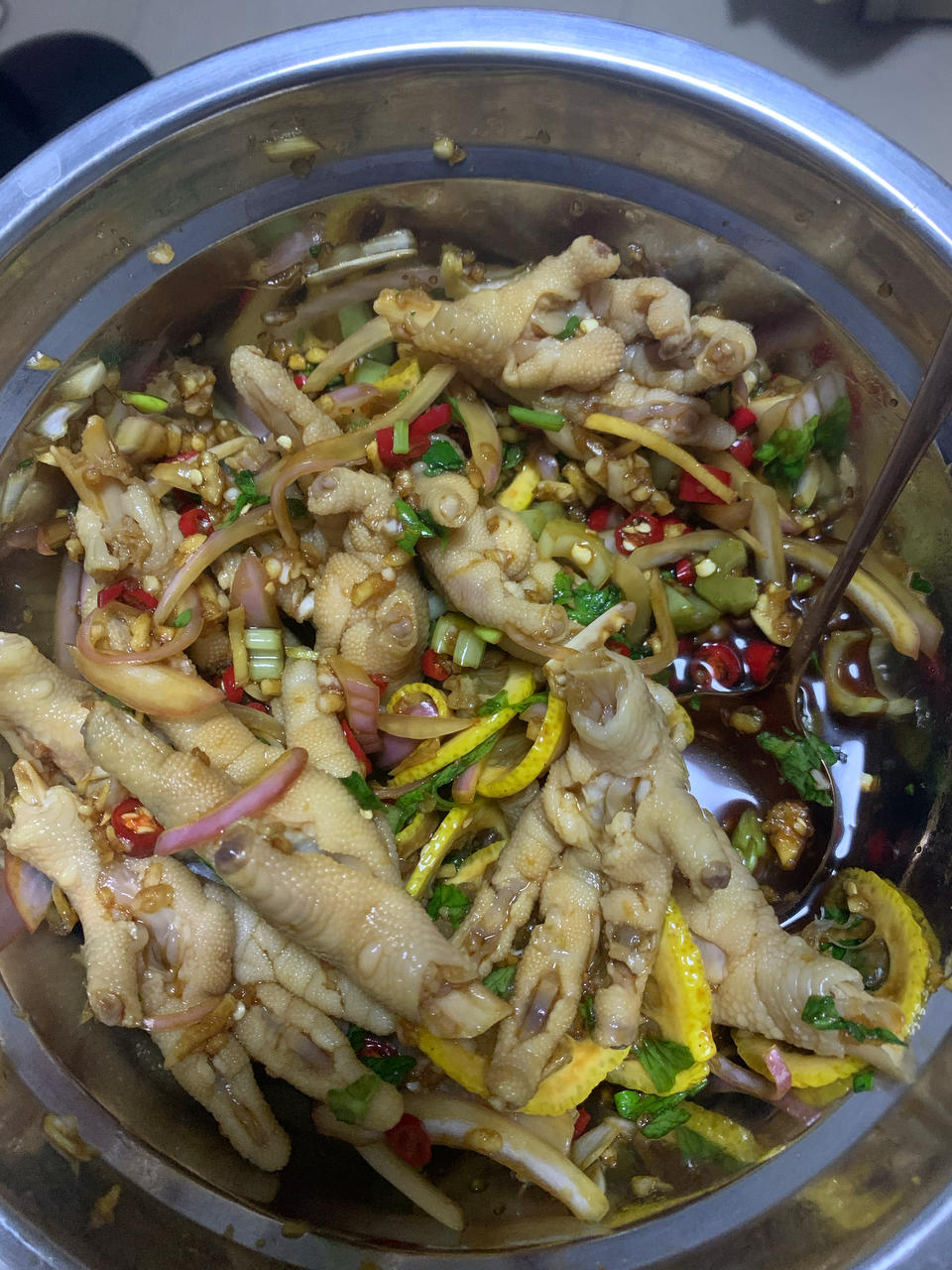 超简单的柠檬无骨鸡爪