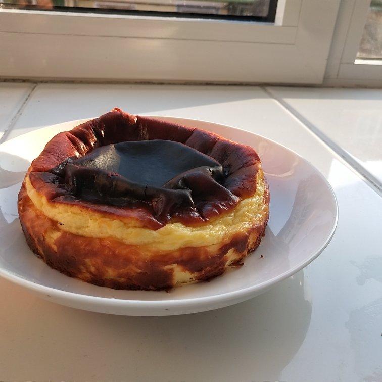 酸奶巴斯克芝士『低卡版』超好吃‼️0失败 巨简单