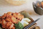 日式炸鸡+茼蒿凯撒沙拉+炖牛蒡