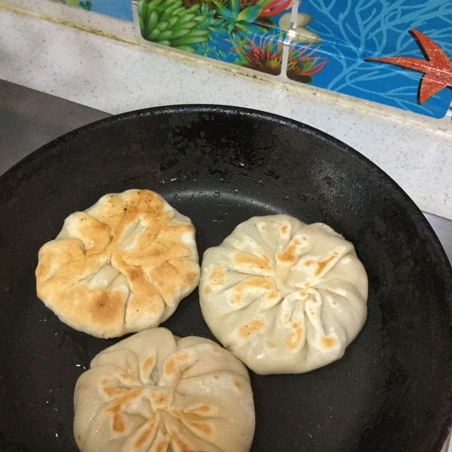 薄皮韭菜饼