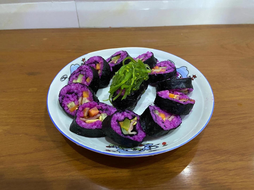 高颜值的紫菜包饭