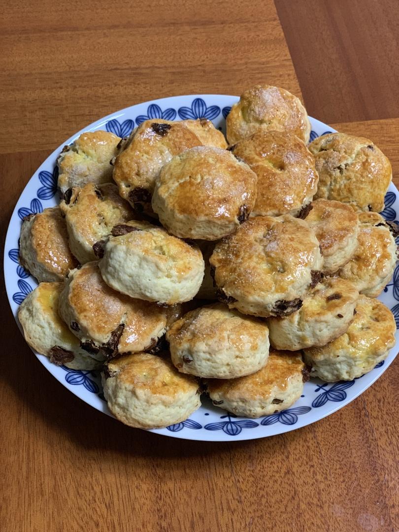 淡奶油粗砂司康