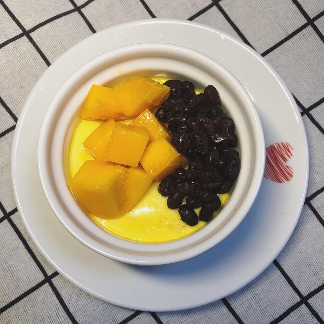 芒果奶香布丁