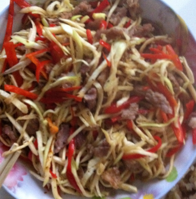 茭瓜牛肉丝