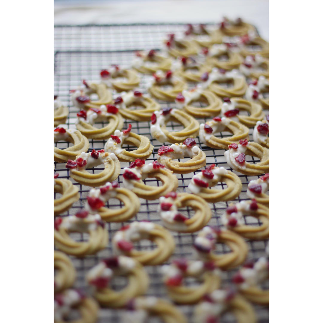 【圣诞】花环小曲奇 Christmas Wreath