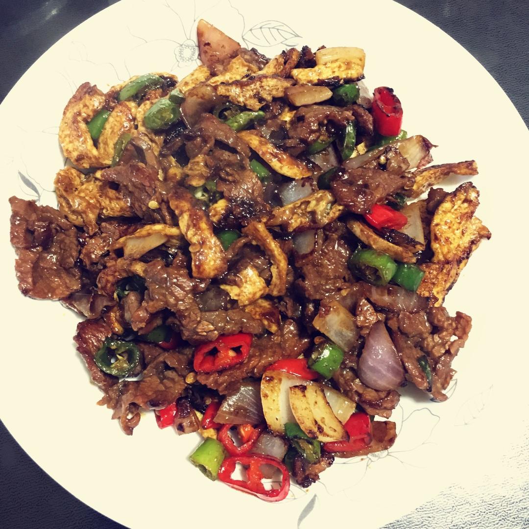 孜然牛肉粒