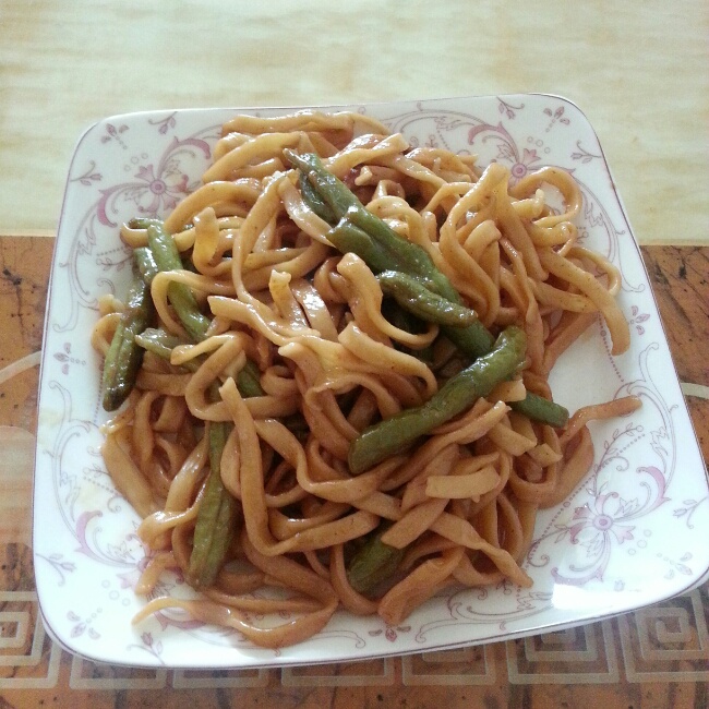 豆角焖面