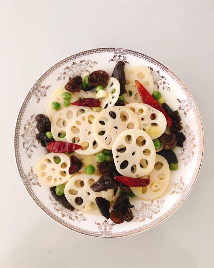 家常素食清炒莲藕片