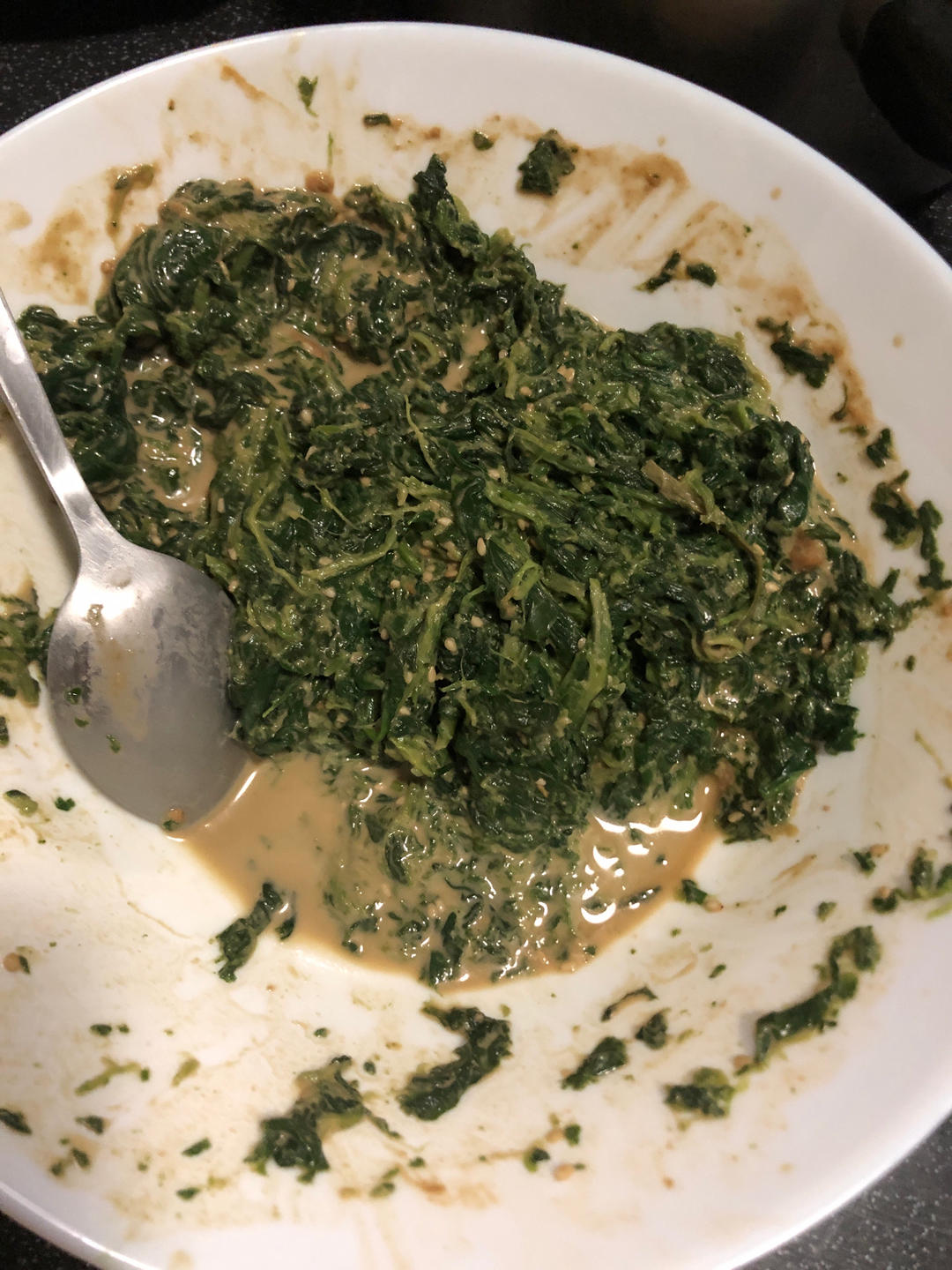 老少都爱吃的麻酱拌菠菜