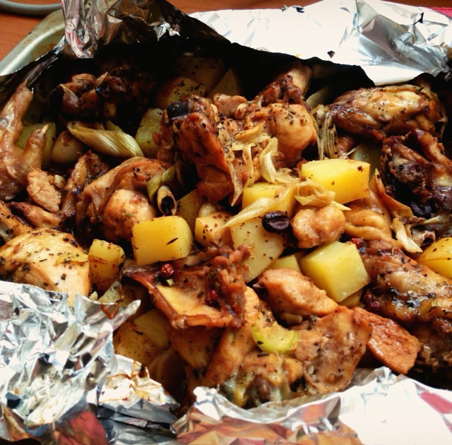 橄榄油迷迭香烤鸡排