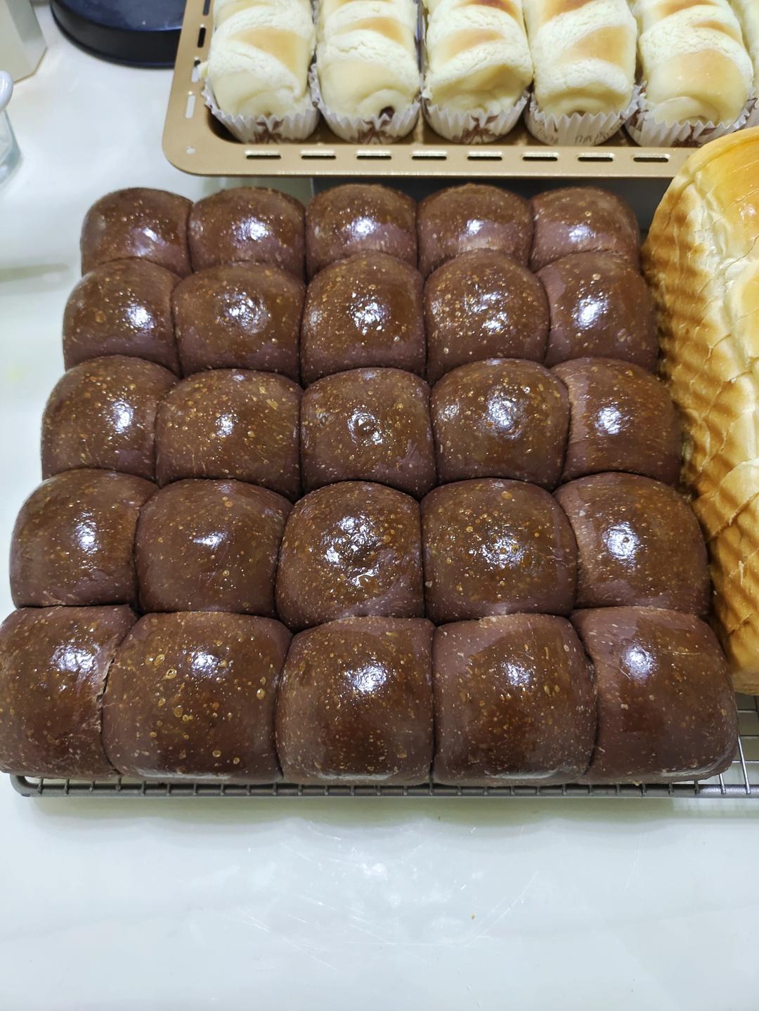 我被这个巧克力甘那许面包征服了···