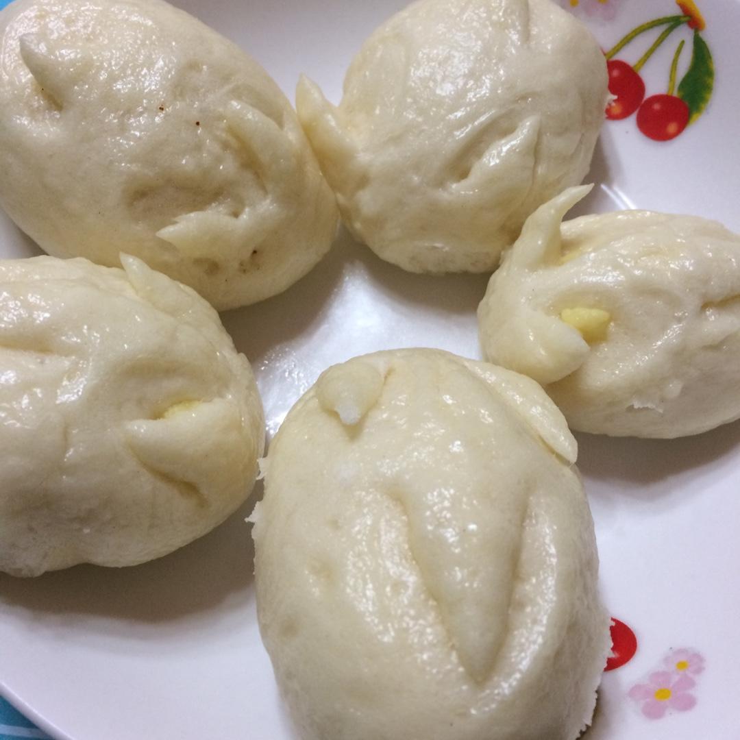 自制无油奶黄包