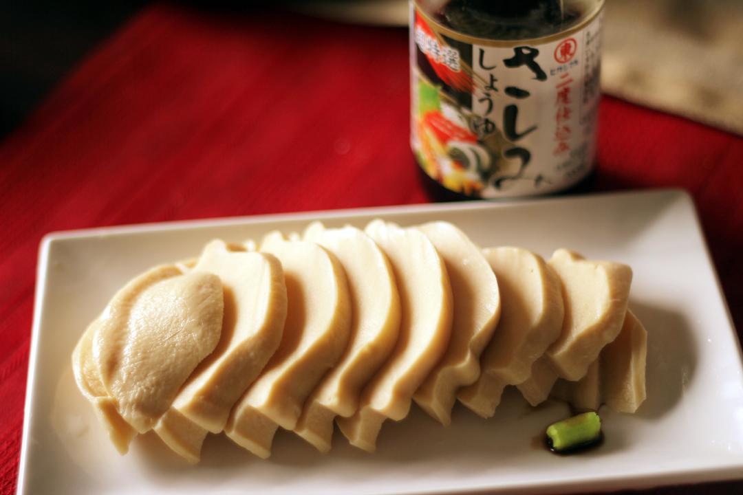 日式素鲍切片的做法