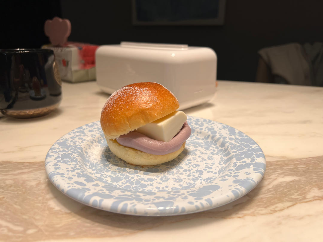 芋泥椰奶冻冻面包｜芋泥脑袋必看｜秋冬限定