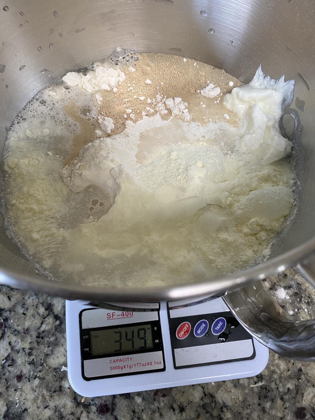 纯奶手撕吐司的做法 步骤1