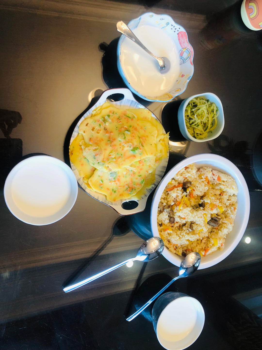 简单快手蔬菜鸡蛋煎饼