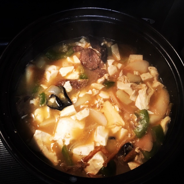 韩式大酱嫩豆腐汤