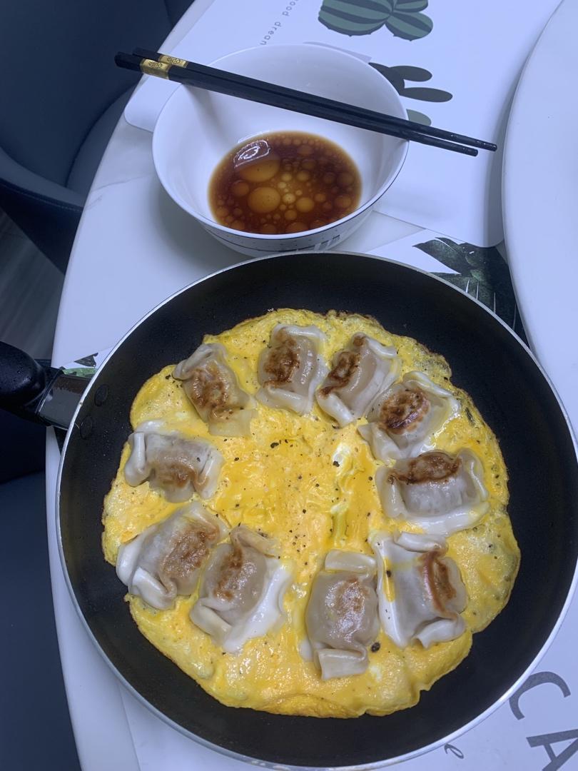 懒人快手抱蛋煎饺