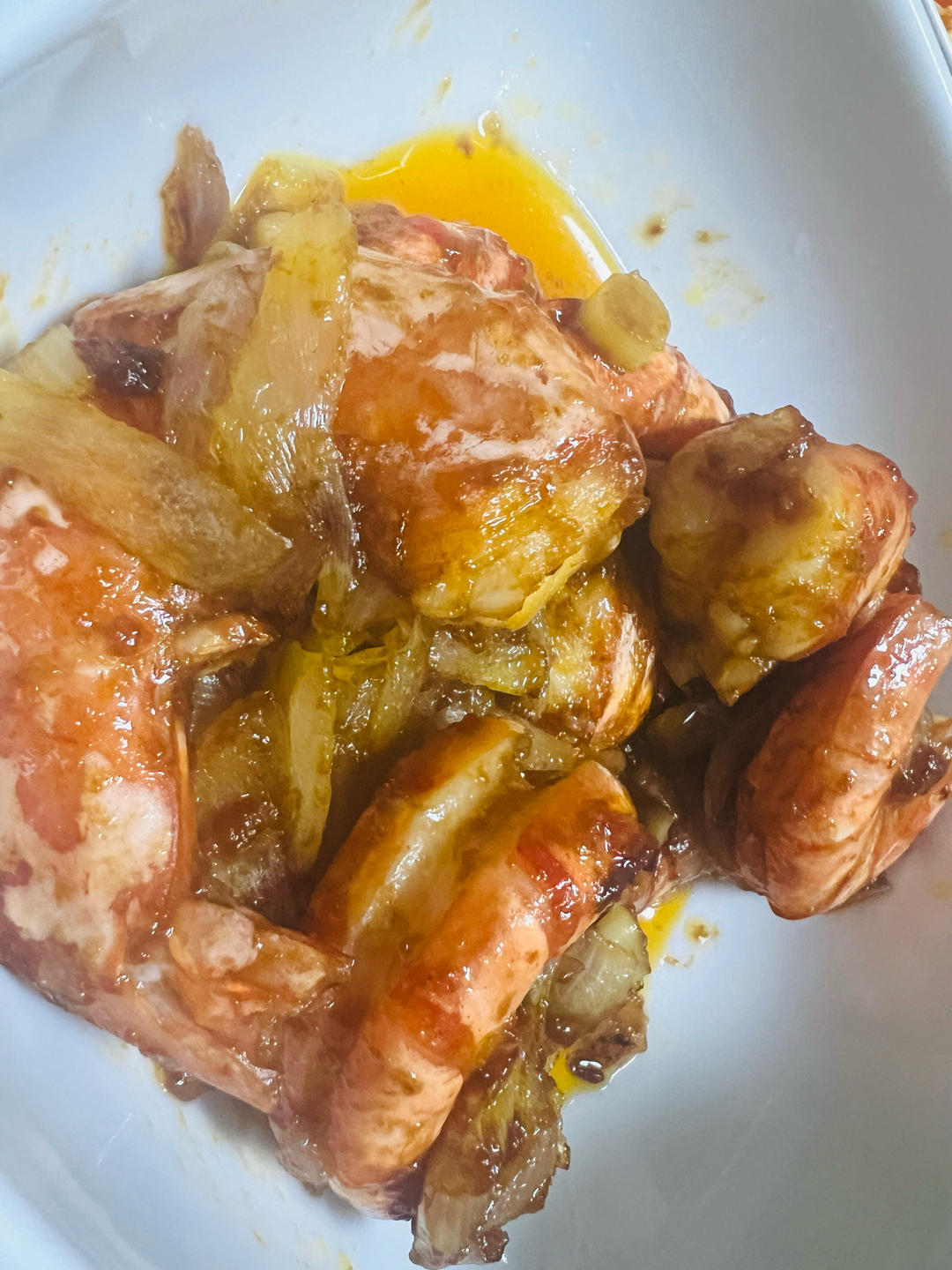 家庭版油焖大虾