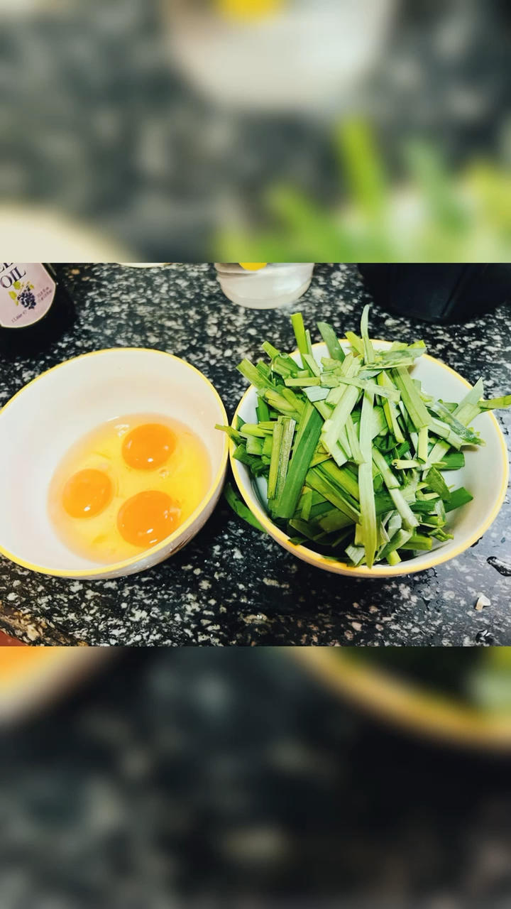 韭菜炒鸡蛋——三分钟快手下饭菜 掌握火候的秘诀