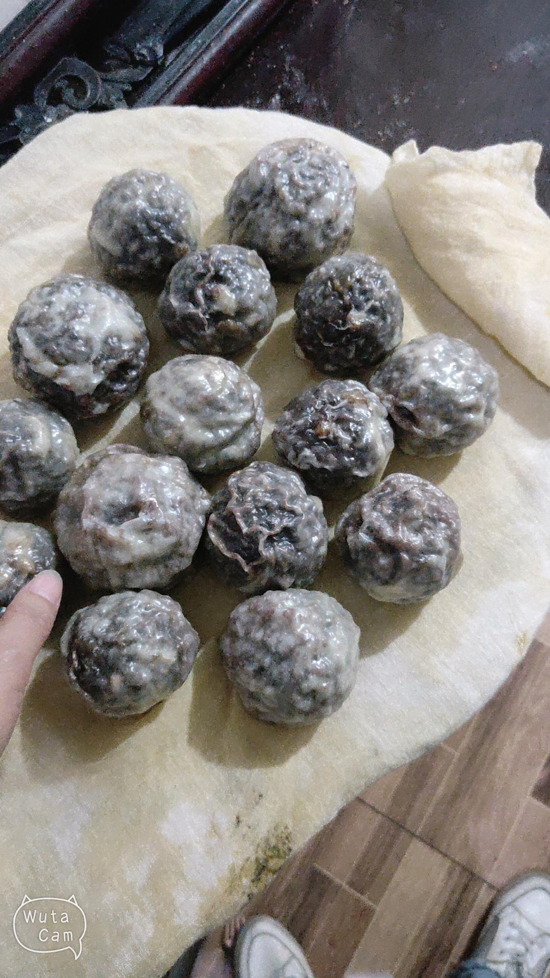 水晶粘豆包