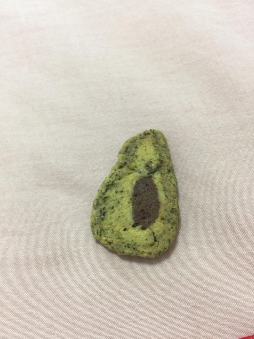 🥑免打发，免模具，清新小可爱—牛油果造型曲奇饼干
