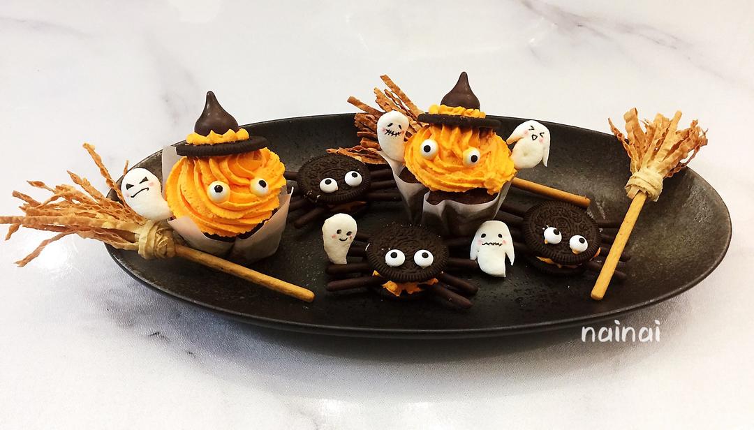 万圣节🎃女巫蜘蛛和扫把🎃