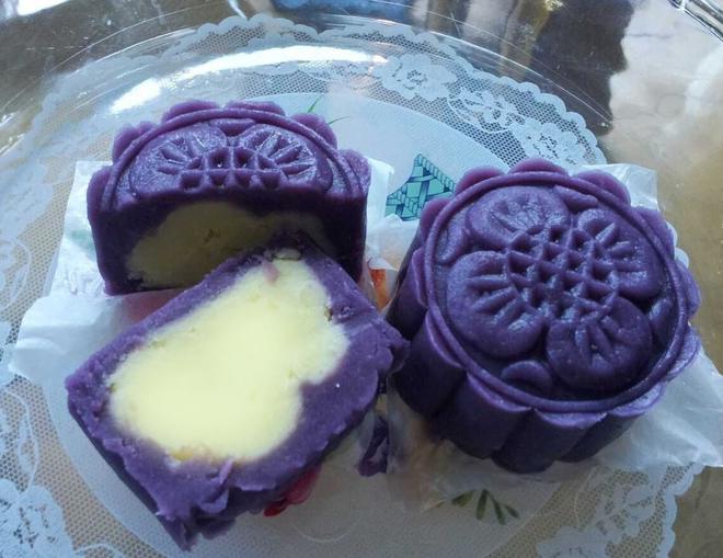 紫薯奶黄月饼（不需烤箱的月饼）的做法