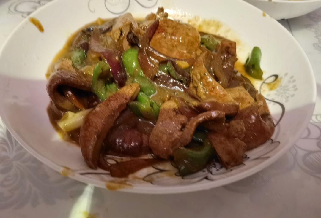 爽滑鲜嫩的【爆炒猪肝】不柴不粉无腥味！