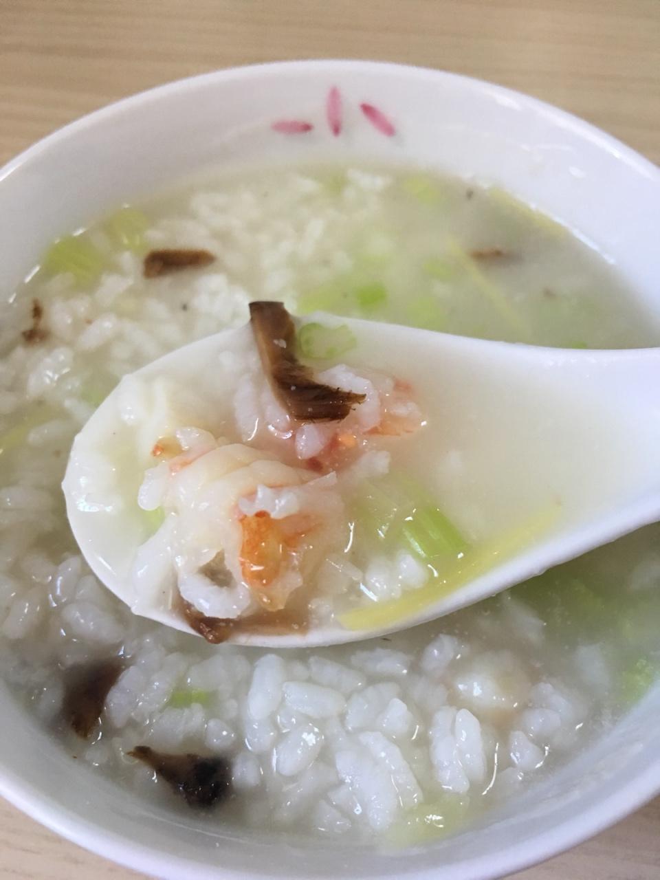 鲜虾香芹粥
