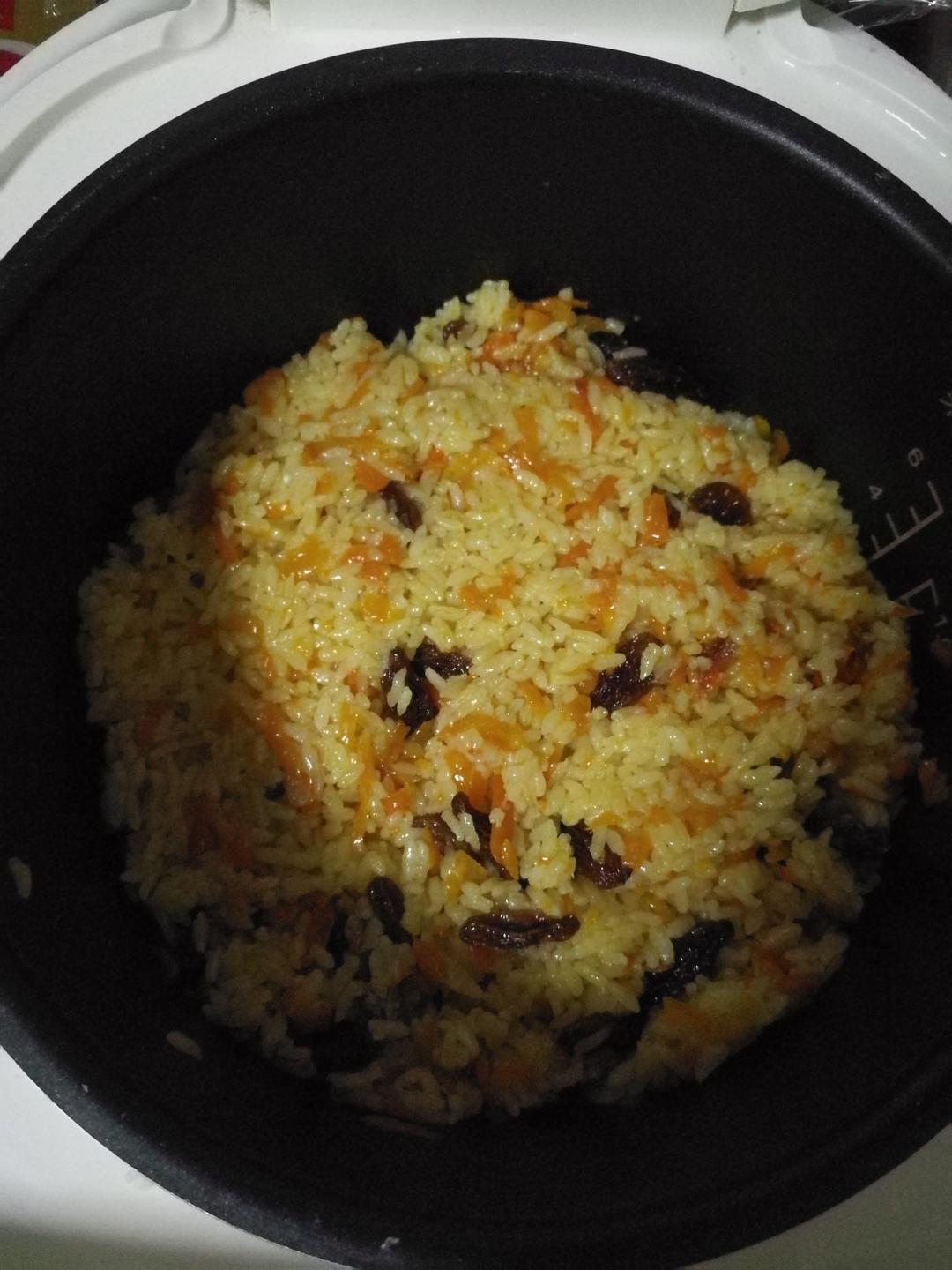 素抓饭(电饭锅快捷版)