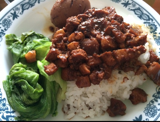 洋葱酥卤肉饭