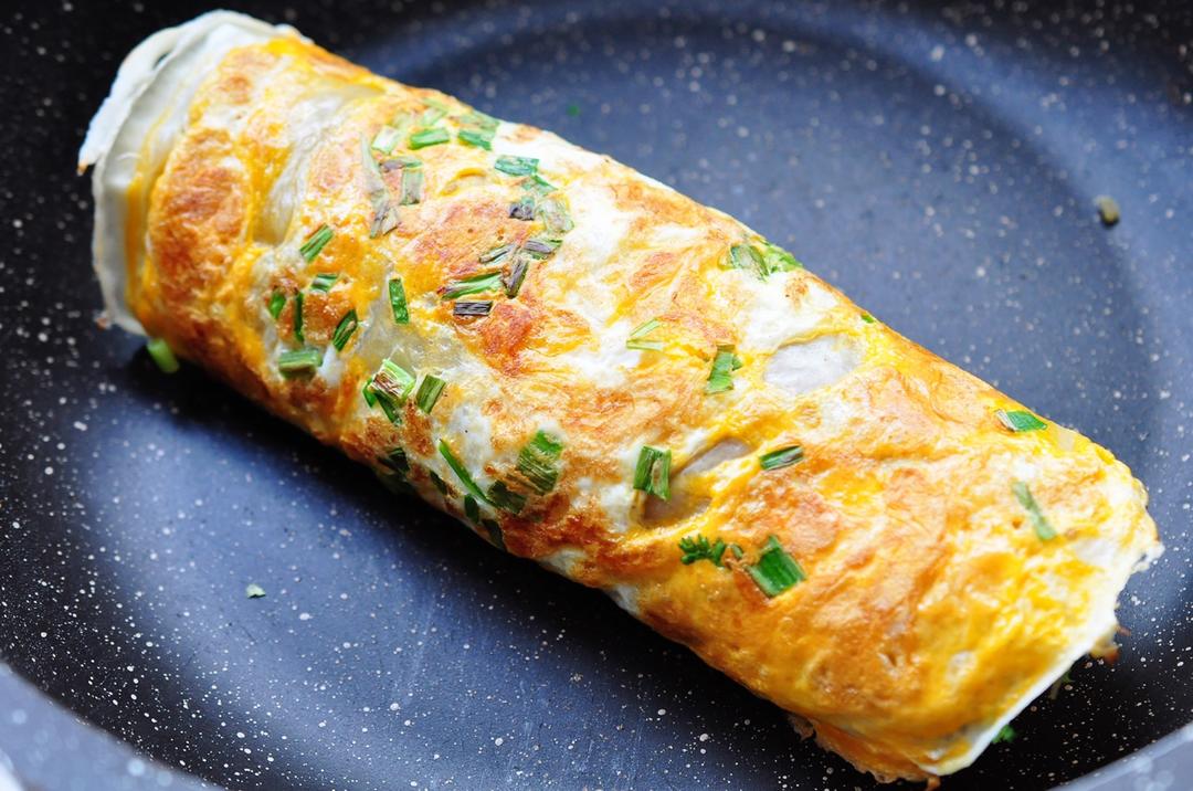 蚂蚁菇靓做的鸡蛋饼