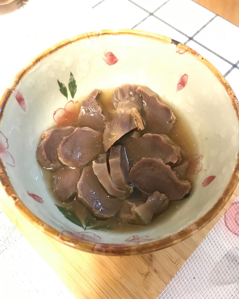 盐水鸭胗（原食主义，低温慢煮，极简）