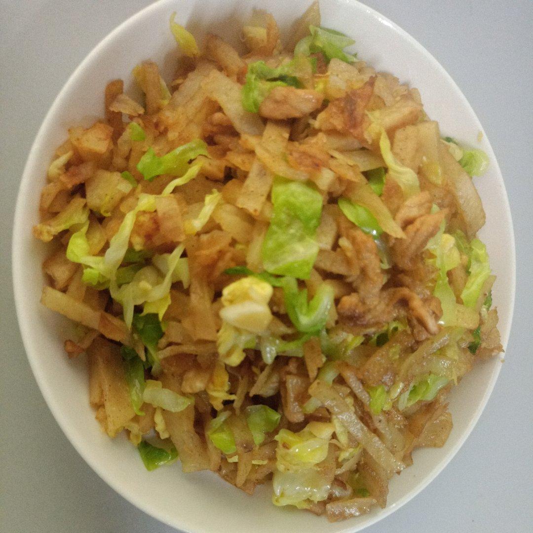 陕西私房炒饼[内附饼丝做法]