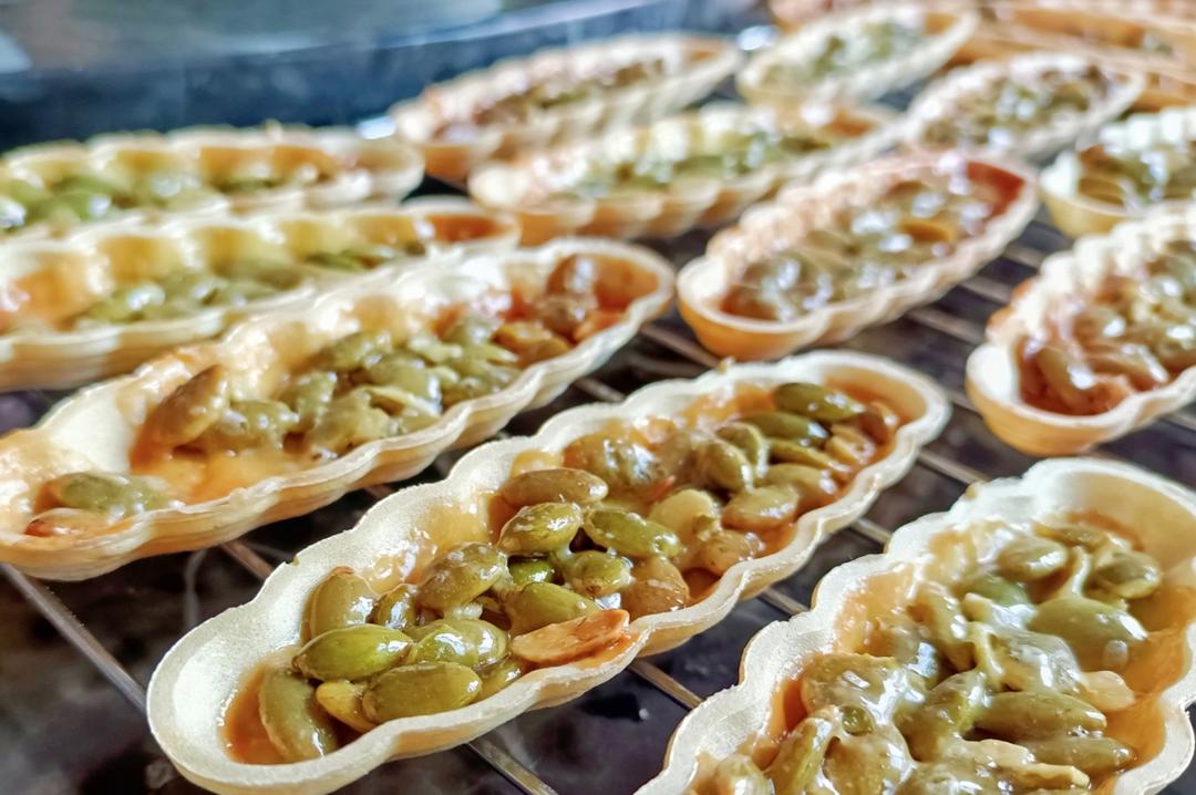 视频🚢一次搞定3种口味｜焦糖坚果糯米船｜不测温，不冷冻｜低糖｜简单｜0难度