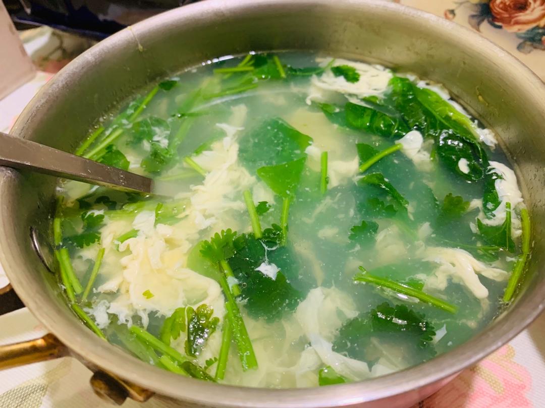 菠菜蛋花汤