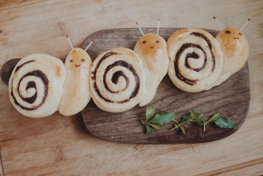 椰蓉小蜗牛面包