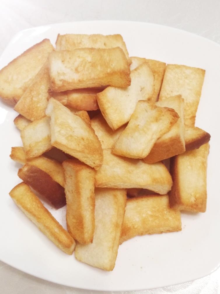 空气炸锅脆烤吐司片的做法