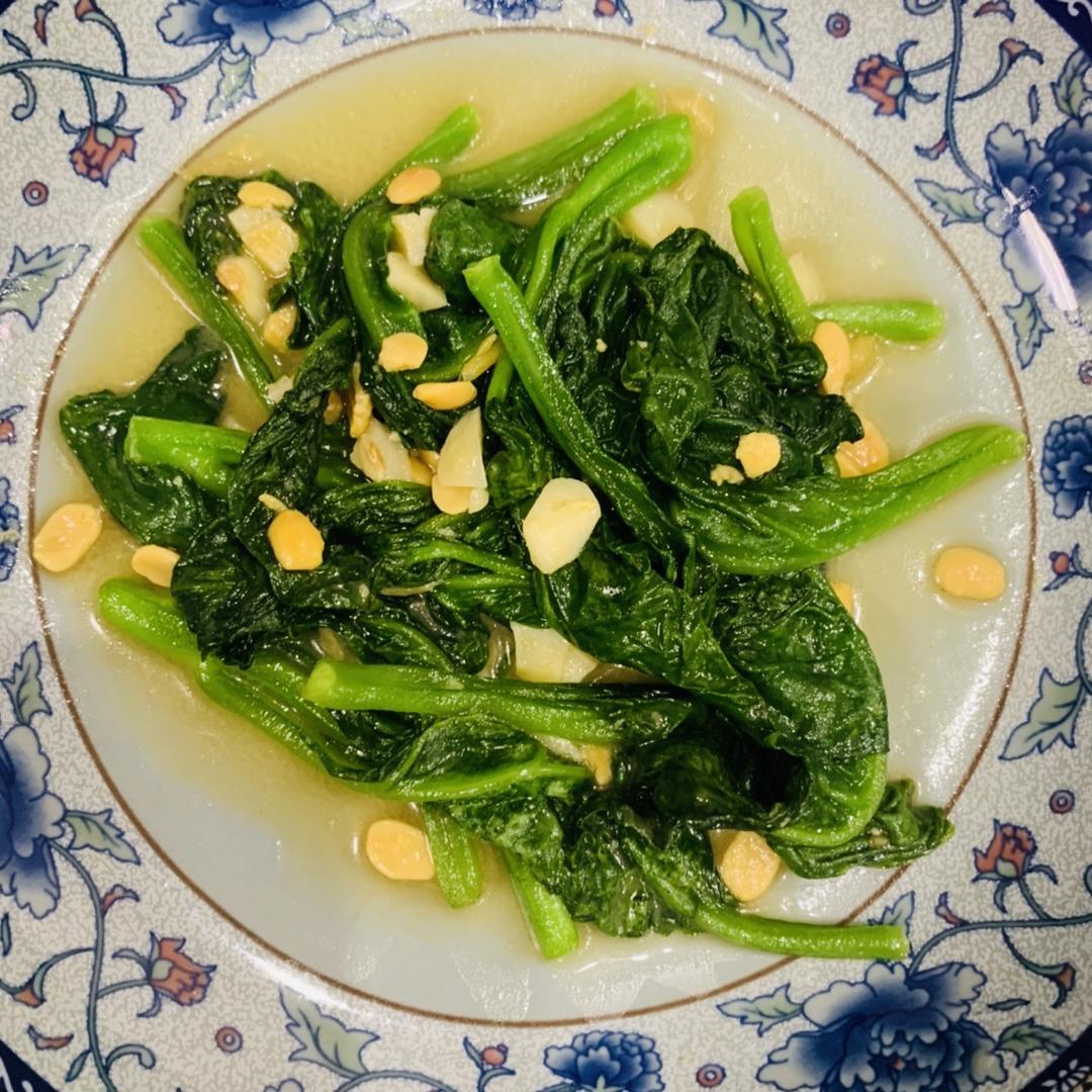 黄豆酱木耳菜
