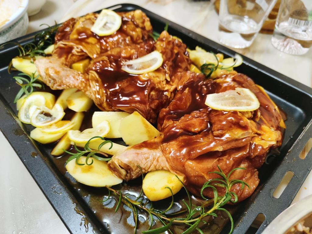 迷迭香烤鸡腿