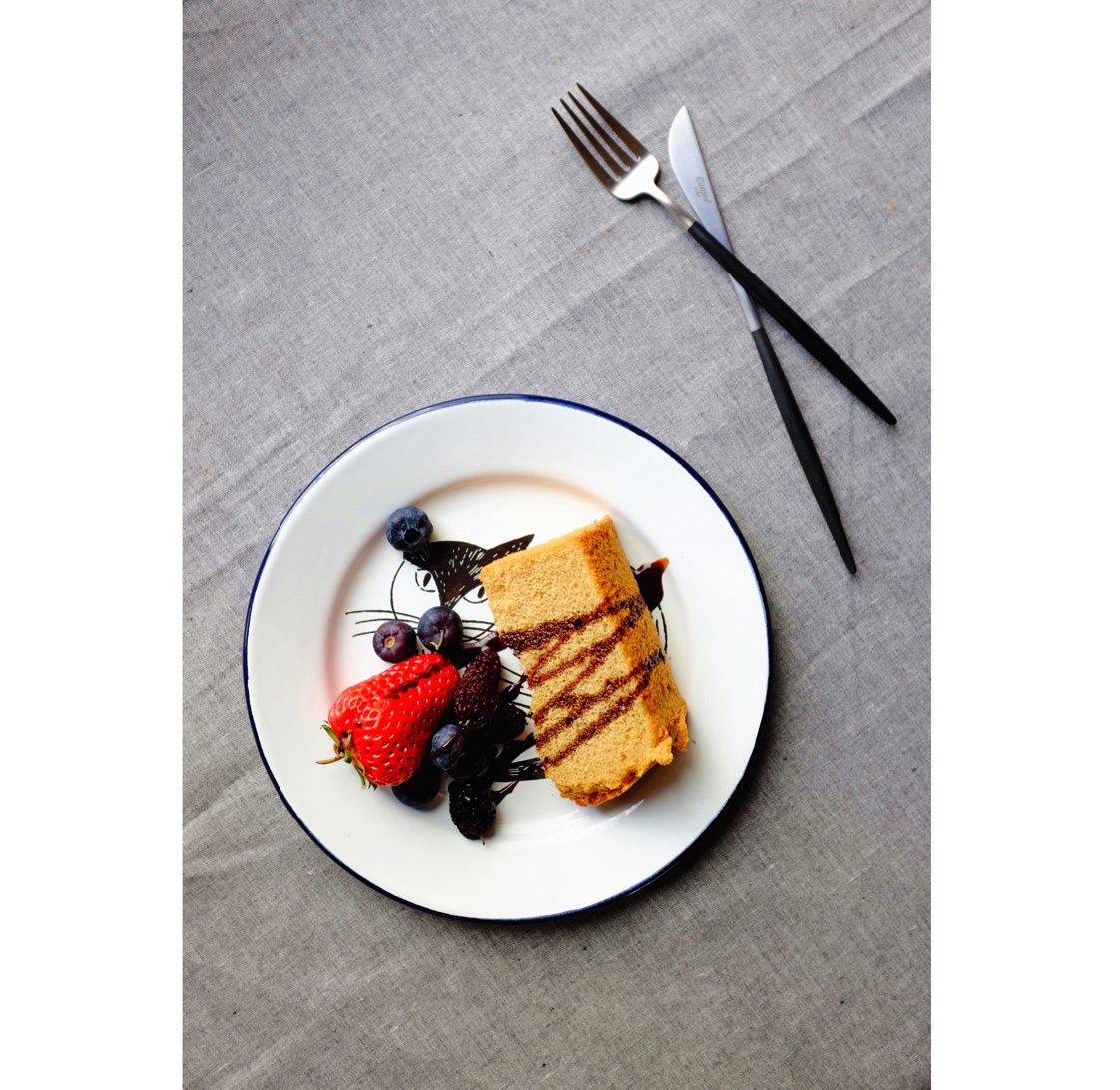 轻润黑糖戚风蛋糕