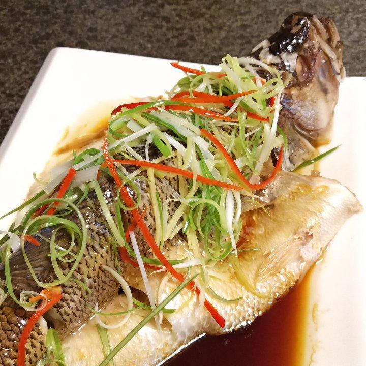超入味清蒸鱼～清蒸鲈鱼桂花鱼（家常独创）