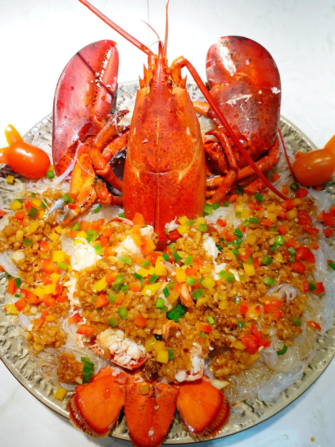 手机用户3230uqfe做的蒜蓉龙虾蒸粉丝