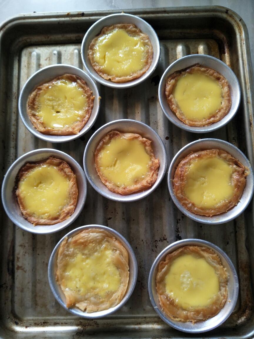 手抓饼版蛋挞的做法