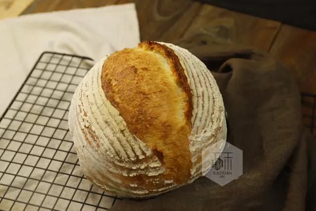 乡村白面包的做法