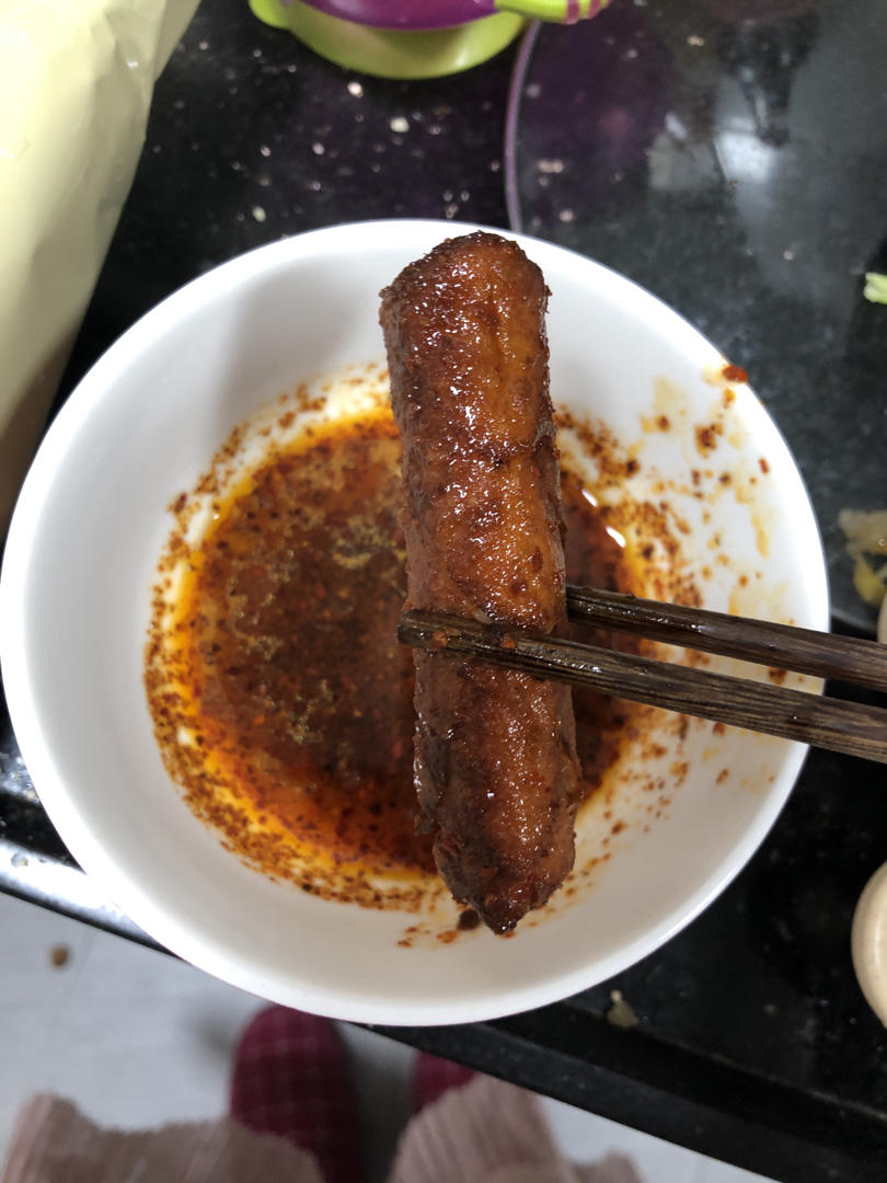 童年味道|油炸火腿肠
